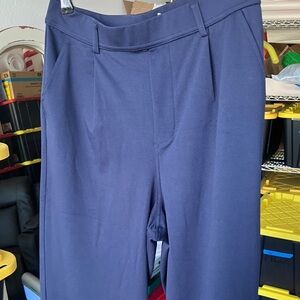 HALARA Navy Wide Leg Women's Pants